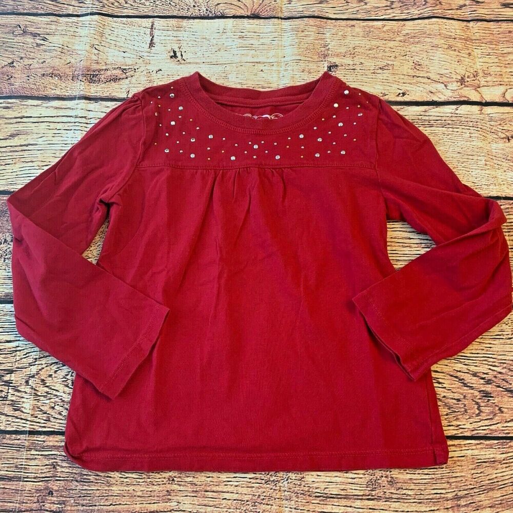 The Children’s Place Red Long Sleeve Shirt Kid’s Youth Size Small 5/6